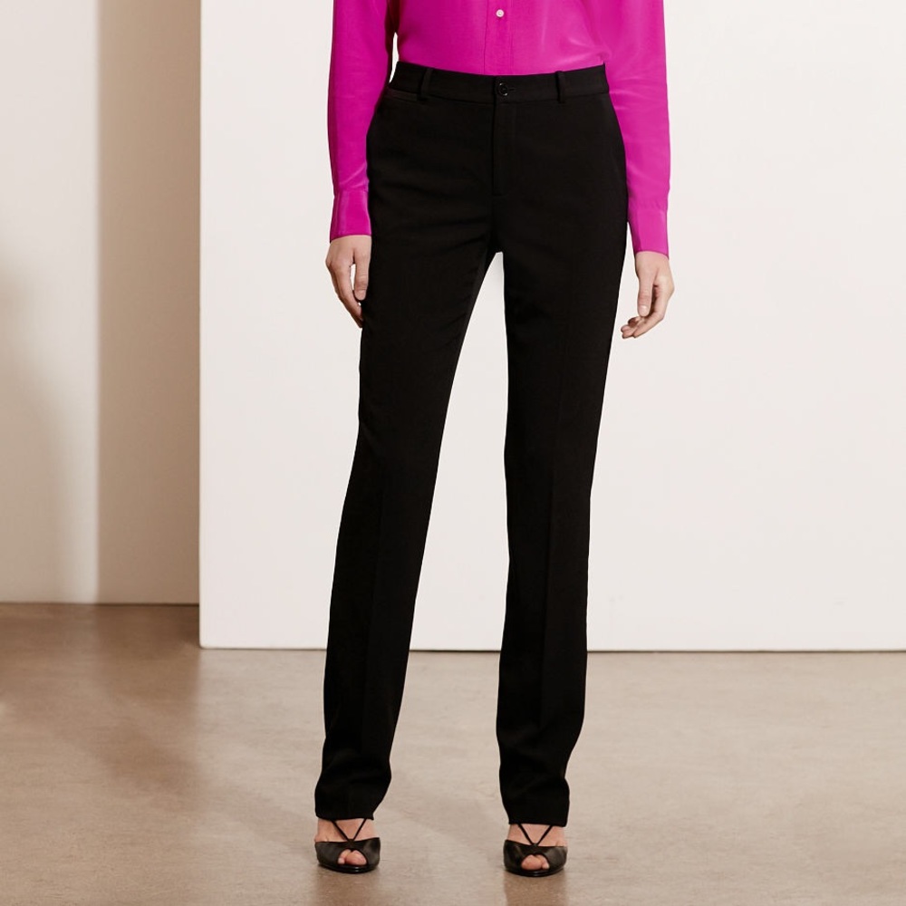 NWT Lauren Ralph Lauren Wool Straight Leg Pant